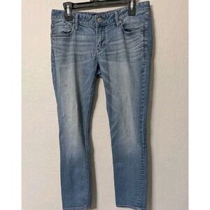 Express Stella Skinny Jeans Women's Size 10 Low Rise Blue Denim 5 Pocket Stretch